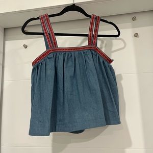 ENDLESS ROSE Denim Top